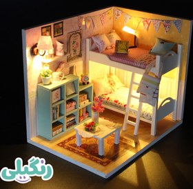 تصویر کیت ساختنی خانه مینیاتوری مدل Cheryl’s Room (کد M020) 