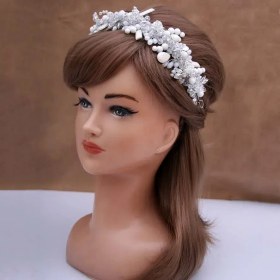 تصویر تاج ریسه عروس سفید 