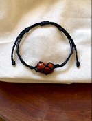 تصویر دستبند سنگ جاسپر سرخ 