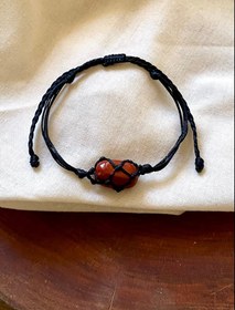 تصویر دستبند سنگ جاسپر سرخ 