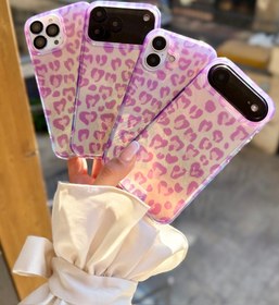 تصویر قاب پلنگی صورتی 