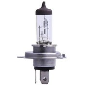 تصویر لامپ هالوژن خودرو مدل H4 ۱۲ ولت ۵۵ وات مناسب پراید و پژو و ساینا و شاهین و کوییک 