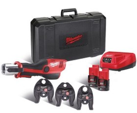 تصویر پرس هیدرولیکی شارژی میلواکی آمریکا Milwaukee M12HPT-202 M12HPT-202CU-Set 