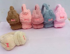 تصویر گوش گیر زمستانی فانتزی طرح خرگوش 