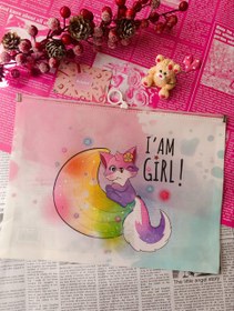 تصویر پوشه سایز A4 زیپی 