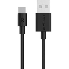 تصویر کابل USB-A به USB-C راوپاور مدل RP-CB044 طول 1 متر RAVPower USB-A to USB-C Cable 1.0m RP-CB044