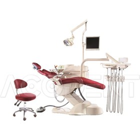 تصویر یونیت صندلی وصال گستر مدل ۵۲۰۰ شلنگ از پایین dental-chair-vesalgostarteb-5200