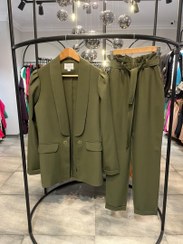 تصویر کت شلوار آستین پفی 0431 