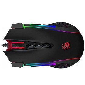 تصویر ماوس گیمینگ BLOODY مدل J90 ا A4TECH J90-2-FIRE RGB GAMING MOUSE A4TECH J90-2-FIRE RGB GAMING MOUSE