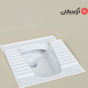 تصویر توالت ایرانی لاندیس چینی کرد CHINI-KORD-LANDIS-GROUND-TOILET