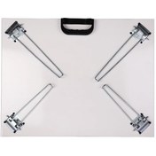 تصویر میز تحریر تاشو وایت بردی سایز ۵۰ در ۷۰ سانتیمتر با نوار PVC 