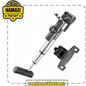 تصویر تلمبه کوچک دستی Beto CLD 037G aluminum mini telescopic pump with pressure gauge 120psi 8bar 