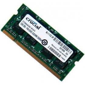 تصویر رم لپ تاپ کروشیال مدل DDR2 ظرفیت 2 گیگابایت ا Crucial DDR2 RAM - 2GB Crucial DDR2 RAM - 2GB