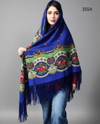 تصویر روسری ترکمنی پشمی اصیل 