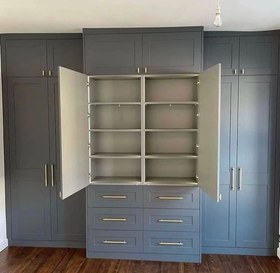 تصویر کمد دیواری نئوکلاسیک 