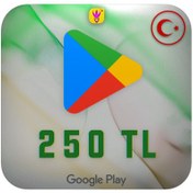 تصویر گیفت کارت گوگل پلی ترکیه | اختصاصی و فوق العاده ارازن - 250-لیر 