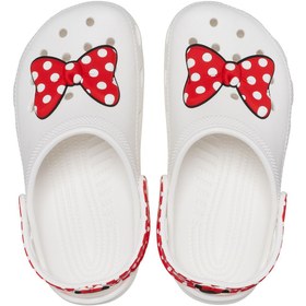تصویر دمپایی کراکس اورجینال Crocs 208710 208710-119 Disney Minnie Mouse Cls Clg T&ccedil;Children's Slippers White 