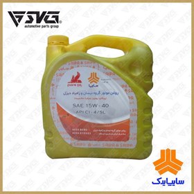 تصویر روغن موتور SAE15W40-APICI4 نیسان دیزل روانکار سایپا یدک 