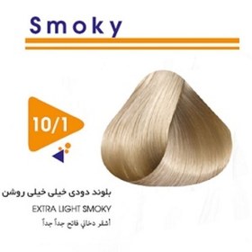 تصویر رنگ مو ویتامول (Vitamol) سری Smoky شماره 10.1 حجم 120 میلی‌لیتر رنگ بلوند دودی خیلی خیلی روشن 