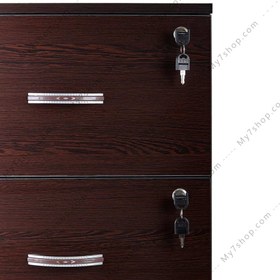 تصویر فایل چوبی 4 کشو 