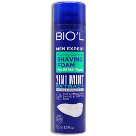 تصویر فوم اصلاح بیول من اکسپرت حجم 200 میل BIOL Men Expert Shaving Foam 