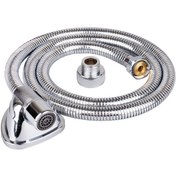 تصویر شلنگ توالت برنجی ریزبافت 