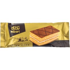 تصویر کیک اسفنجی دو لایه با کرم شیری نظری – 55 گرم 