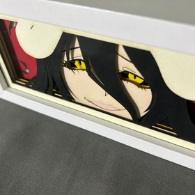 تصویر تابلو لایت باکس انیمه ای البدو اورلرو | Albedo Overlord Anime Light Box 