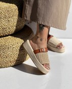 تصویر صندل قیتونی ساحلی سبك مراكشى در 3 رنگ 