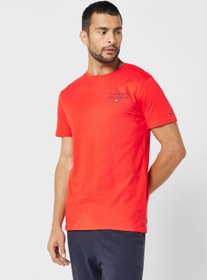 تصویر تیشرت یقه گرد لوگو برند Tommy Hilfiger Logo Crew Neck T-Shirt