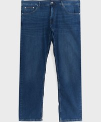 تصویر جین اسلیم فیت با رنگ آبی متوسط برند Tommy Hilfiger Mid Wash Slim Fit Jeans