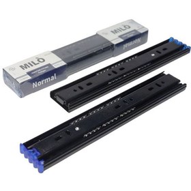 تصویر ریل ساچمه ای سه تکه مشکی میلو MILO 45 