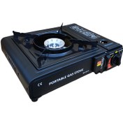 تصویر اجاق سفری دو کاره کیف دار باکیفیت portable gas stove مدل BK167-A Stove