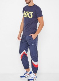 تصویر شلوار کتان با فیت معمولی و مچ‌دار مدل CB رنگ نیمه شب برند asics Regular Fit CB Woven Cuffed Pants Midnight