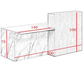 تصویر میز کانتر استون Stone 