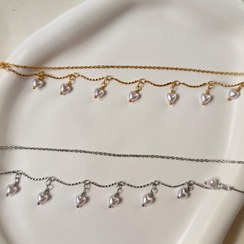 تصویر پابنبند دو‌لاین طرح قلب 