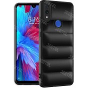 تصویر قاب گوشی Galaxy A20 - Galaxy A30 سامسونگ سیلیکون ژله ای پافر PC زیر بسته محافظ لنز دار 