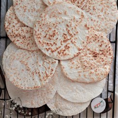 تصویر نان لواش رژیمی با آرد نارگیل فاقد گلوتن و تخم مرغ 