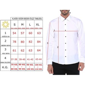 تصویر پیراهن آستین بلند مشکی مردانه با برش کلاسیک و طرح‌دار برند varetta Men's Black Classic Cut Patterned Long Sleeve Shirt