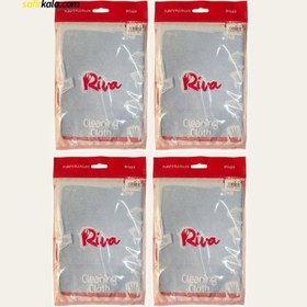 تصویر دستمال نظافت ریوا مدل 156 مجموعه 4 عددی 