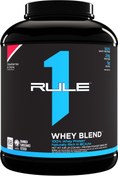 تصویر پروتئین وی رول وان اورجینال لیبل مخملی WHEY RULE 1