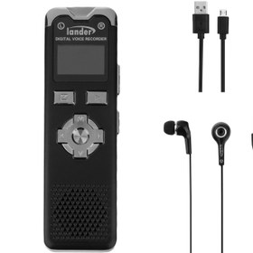 تصویر ضبط کننده صدا لندر مدل LD-79 LANDER LD-79 DIGITAL VOICE RECORDER