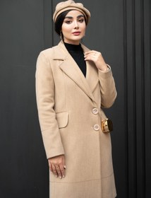 تصویر پالتو فوتر دو دکمه کوک دوزی 