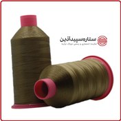 تصویر نخ دوخت پلی دوراک ترکیه شکلاتی کد 110 سایز 2 