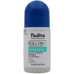 تصویر رول ضد تعریق زنانه پادینا (Padina) مدل Turquoise حجم 75 میلی لیتر Padina antiperspirant roll for women, Turquoise