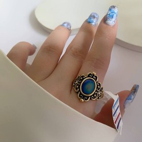 تصویر انگشتر سنگ سودالیت 