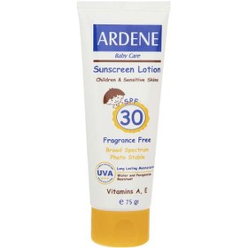 تصویر لوسیون ضد آفتاب پوست حساس و کودکان SPF30 آردن Ardene Sunscreen Lotion Children & Sensitive Skins SPF۳۰