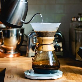 تصویر کمکس پیرکس با فیلتر استیل وارداتی کافه ای 