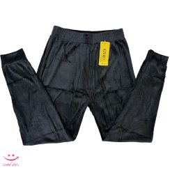 تصویر شلوار فری سایز مخمل ساده GVC کد 05 