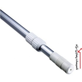 تصویر دسته تلسکوپی آلومینیومی 6 متری 